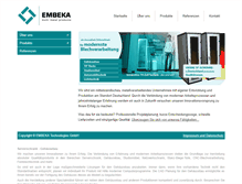 Tablet Screenshot of embeka.de